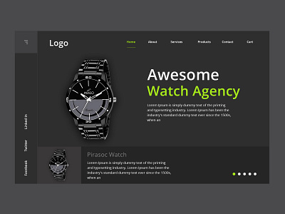 Watch Agency website design