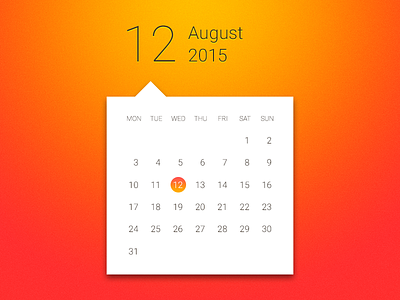 Date Picker calendar challenge daily date date picker interface ui
