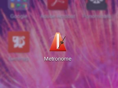 Daily UI #005 App Icon appicon dailyui material metronome