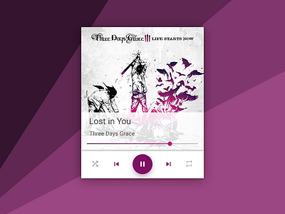 Daily UI  #009 Music Player