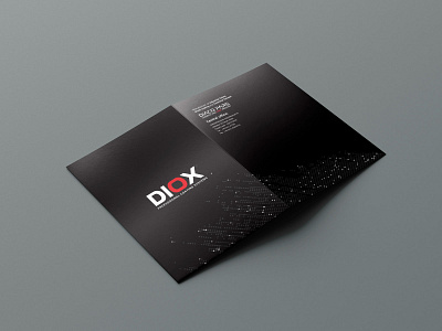 Diox Folder branding folder illustration logo