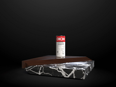 Diox Can Paint Decorative  3D Design