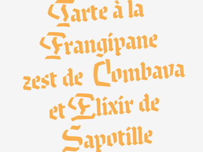 Blackletter Stencil blackletter dupre font modern gothique stencil typeface typography xavier