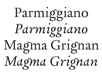 (new) Garamont Ligatures