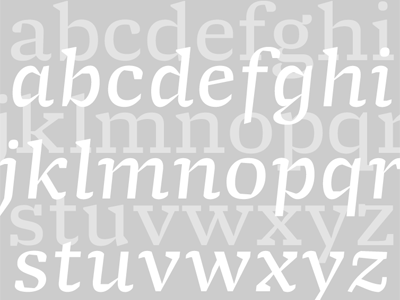 Humano-slab-italic III