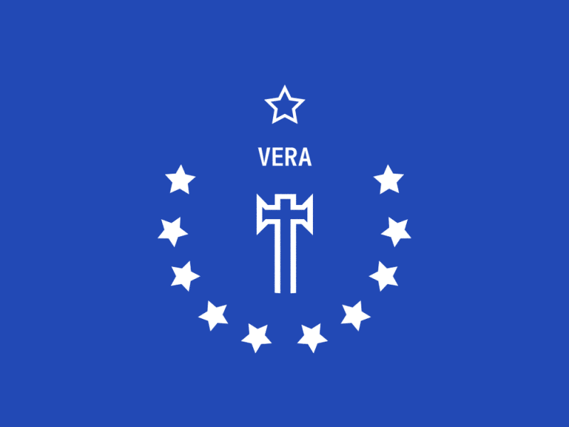 Vera animation blue cross gif stars vera