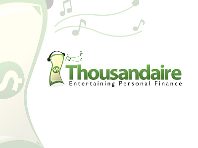 Logo for client dollar entertainment finance green money