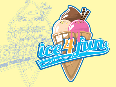 Logo Proposal branding chocolate design ice cream logo yummy