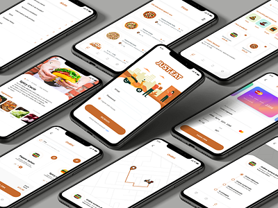 Just Eat | REDESIGN UI CONCEPT food delivery food delivery app just eat
