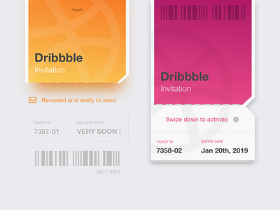 Dribbble Invites x2