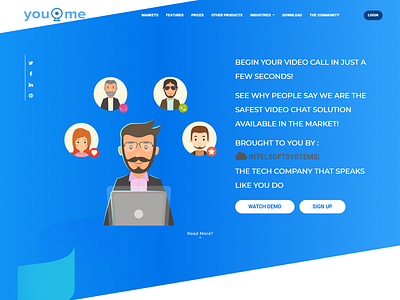 Youvidume website - video chat services video chat video chat platform video chat website webdesign youvidume youvidume website