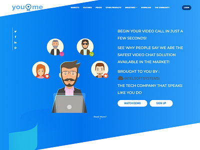 Youvidume website - video chat services