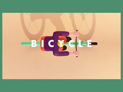 cycling 3d art branding c4d concept design graphicdesign illustration web