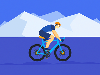 riding man illustration vector