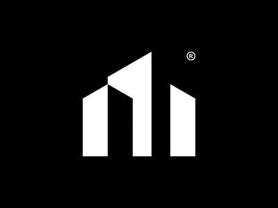 M logo logo design logogram logotype minimalism modern monogram simple lettermark