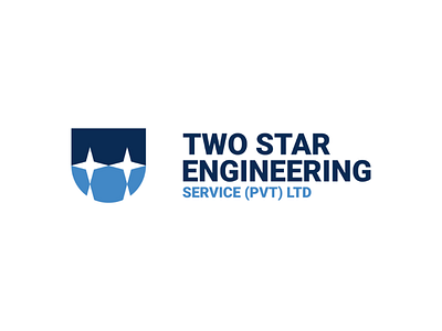 TWO STAR ENGINEERING brand branding logo logobook logodesign logoinspiration logomodern logosimple manufacturelogo rebranding redesign