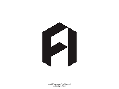 F + A brand branding design icon logo logo design marks symbols