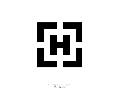 The Harris Firm brand branding design logo logo design logogram logomark logotype minimalism modern monogram