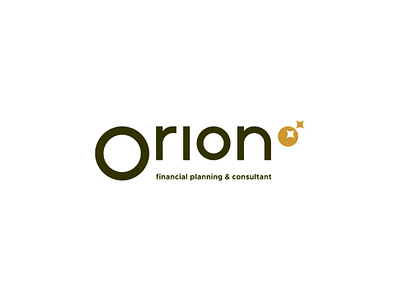ORION branding design finance logo