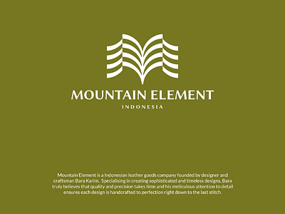 Mountain Element brand branding identity logo logo design