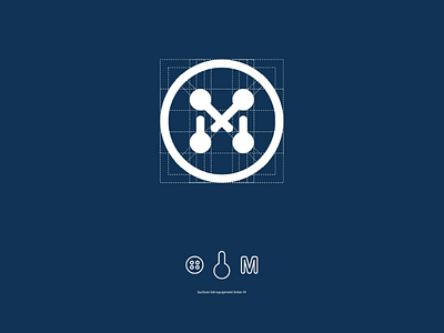 MEDELITA lab coats and scrubs brand branding buttons lab logo logo design