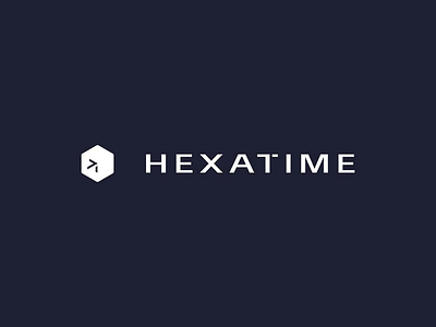 HEXATIME brand branding logo logo design minimalist modern negative space rebranding