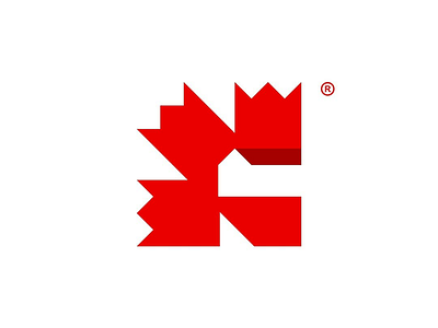 CANADA real estate clever logo creative logo logo logo design minimalist modern negative space simple