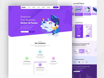 Digital Marketing agency landing page