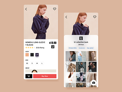 Product details page concept design ui design ux