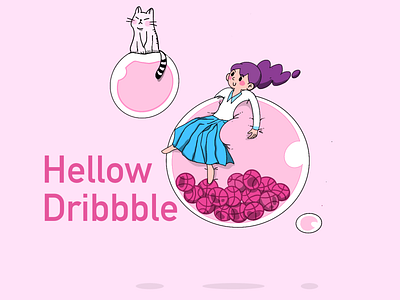 My 1st shoot in Dribbble illustration