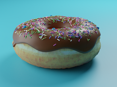 The Regular Blender Donut 3d blender blender3d modeling shading