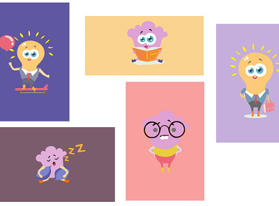 Cartoon Character Design design icon illustration logo