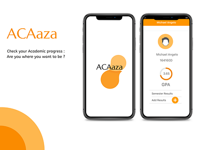 ACAaza Academic mobile app app colorful design illustration ui design logo typography ui ux