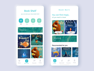 Story Books App Design for Kids