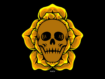 roses & skull