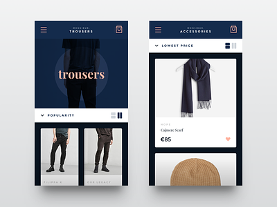 Mobile UI Kit Dashboard app cards clean clothing fashion icons kit mobile sketch ui