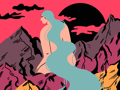 Mountains 🏔 art illustration illustration art illustrations procreate procreate art