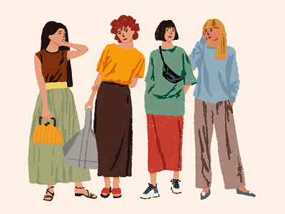 Girls 💃🏻 art illustration illustration art illustrations