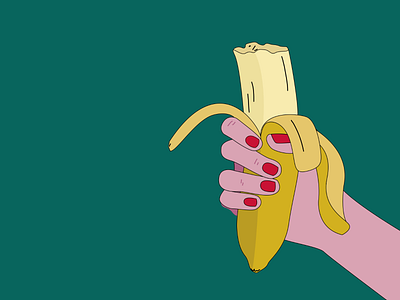 Banana 🍌 art illustration illustration art illustrations minimal vector vector art vector illustration vectorart