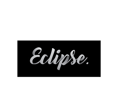 eclipse typography app black white branding design gradients logo minimal text typogaphy vector web
