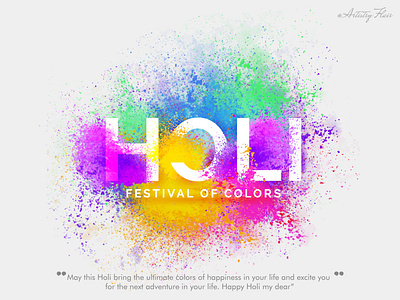 Happy Holi. Festival of colors