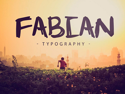 Fabian - free marker font