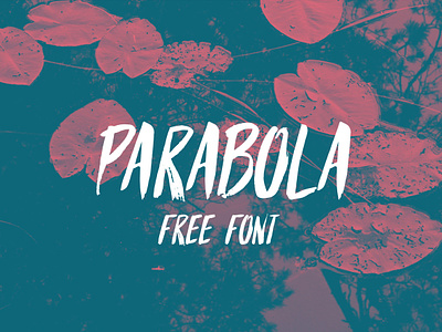 Parabola - free handwritten brush font design font font design font family fonts free font free fonts free typeface freebie freebies typeface typography