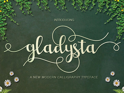 Gladysta - free modern caligraphy typeface