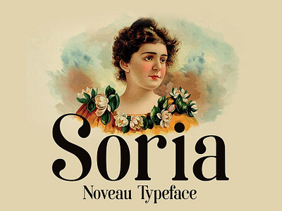 Soria - Free Noveau Font branding design font font design font family fonts free font free fonts free typeface freebie freebies typeface typography
