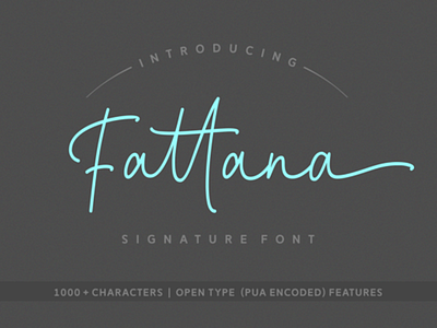 Fattana Free Script Font