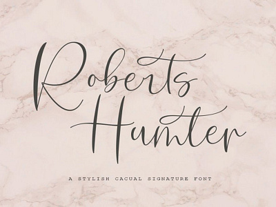 Roberts Humter Free Script Font
