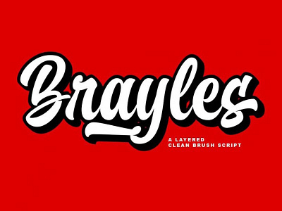 Brayles - Free Bold Script Font design font fonts free font free fonts free typeface freebie freebies typeface typography