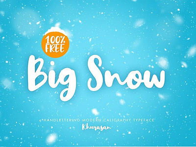 Big Snow Free Font