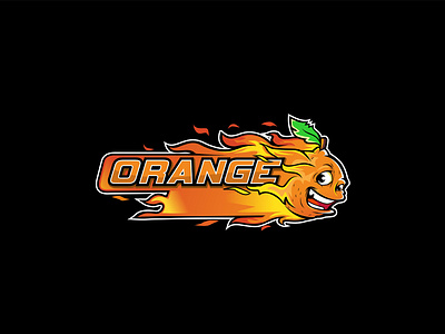 Orange Fire Logo fire orange logo design logodesign orange logo